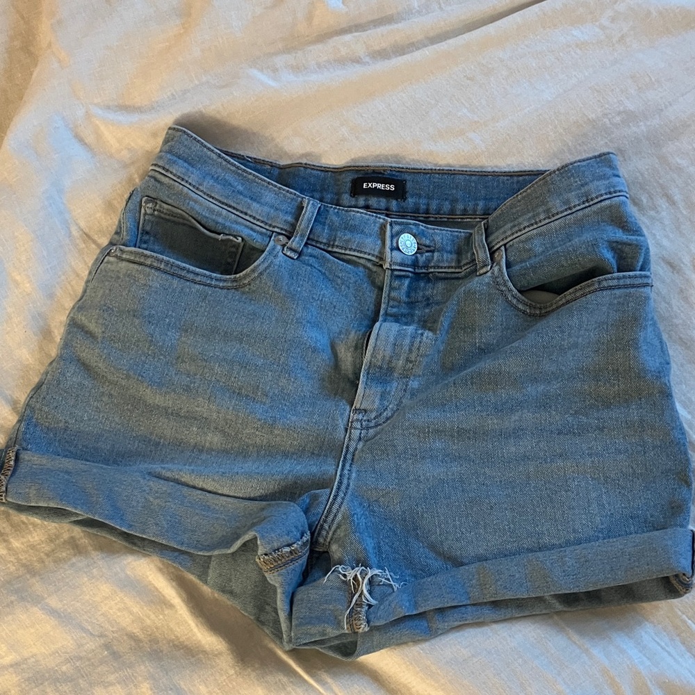 Express Women's Classic Blue Jean Shorts